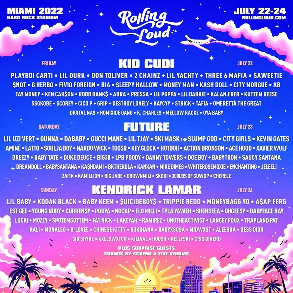 2022 Miami Rolling Loud 3-Day GA tickets. - Picture 3 of 3